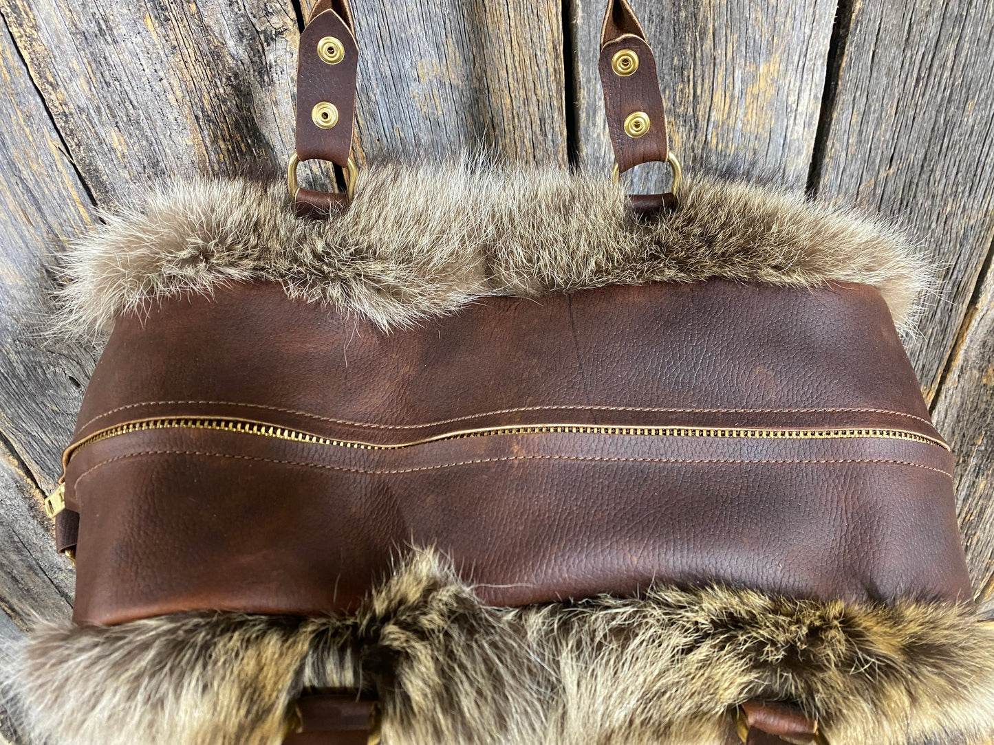 Fur Duffle Bag, Carry Bag