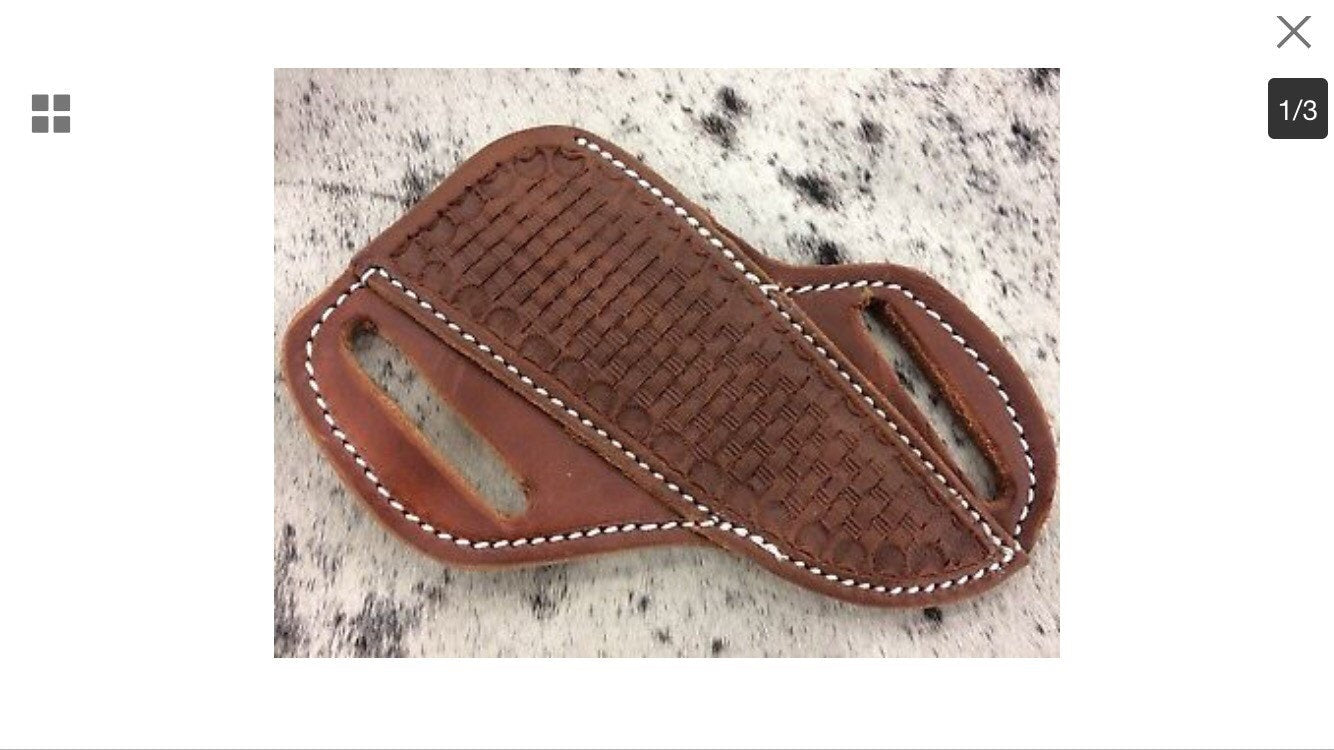 Crossdraw knife Sheath many styles available with custom tooling