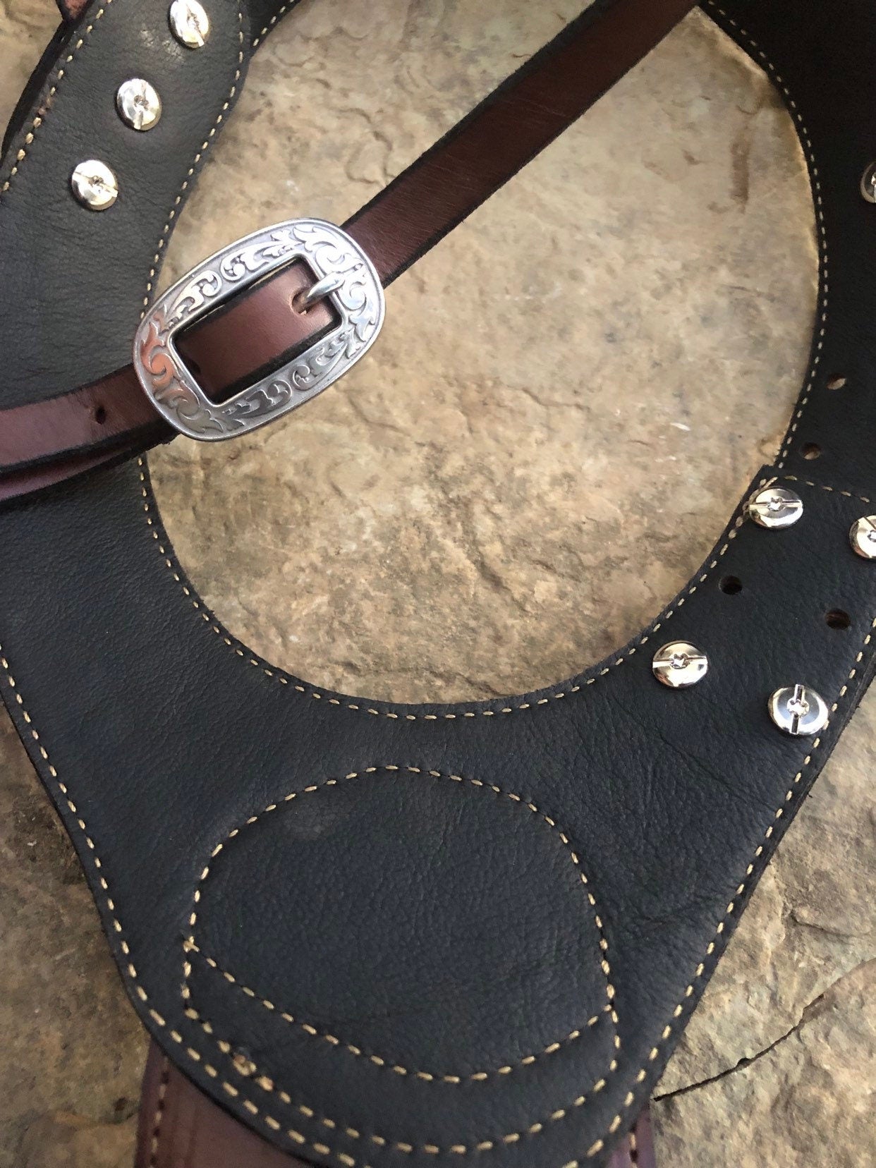 Handmade Tanned Herman Oak Leather Shoulder Holster Fits Colt Springfield Ruger RIA Remington ATI Model 1911