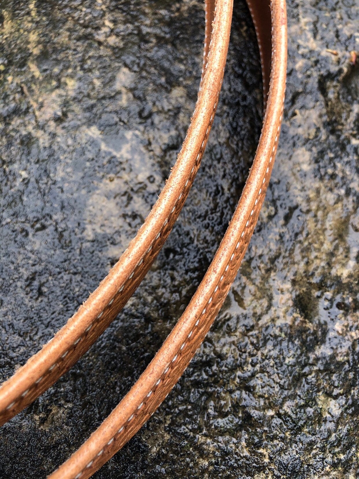 Handmade Embossed Western Belt Made from Saddle Leather