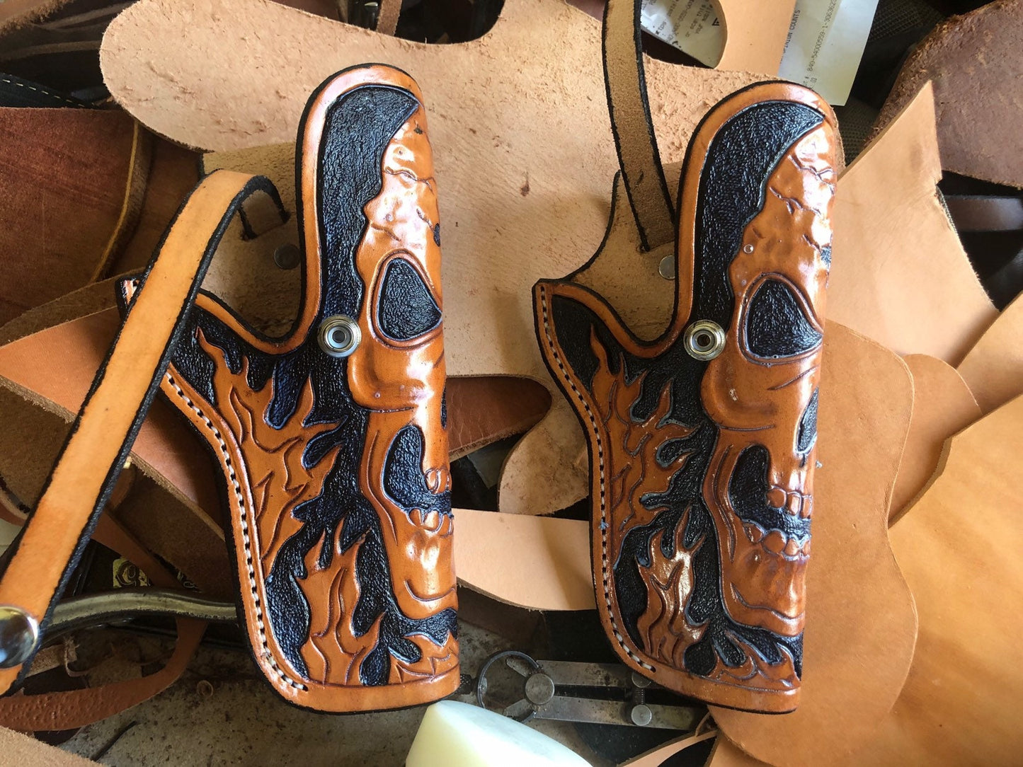 Hand Tooled 1911 holster, 1911 holster, leather holster, standard 1911 frame holster, hand tooled leather, gift for dad, Christmas Gift,