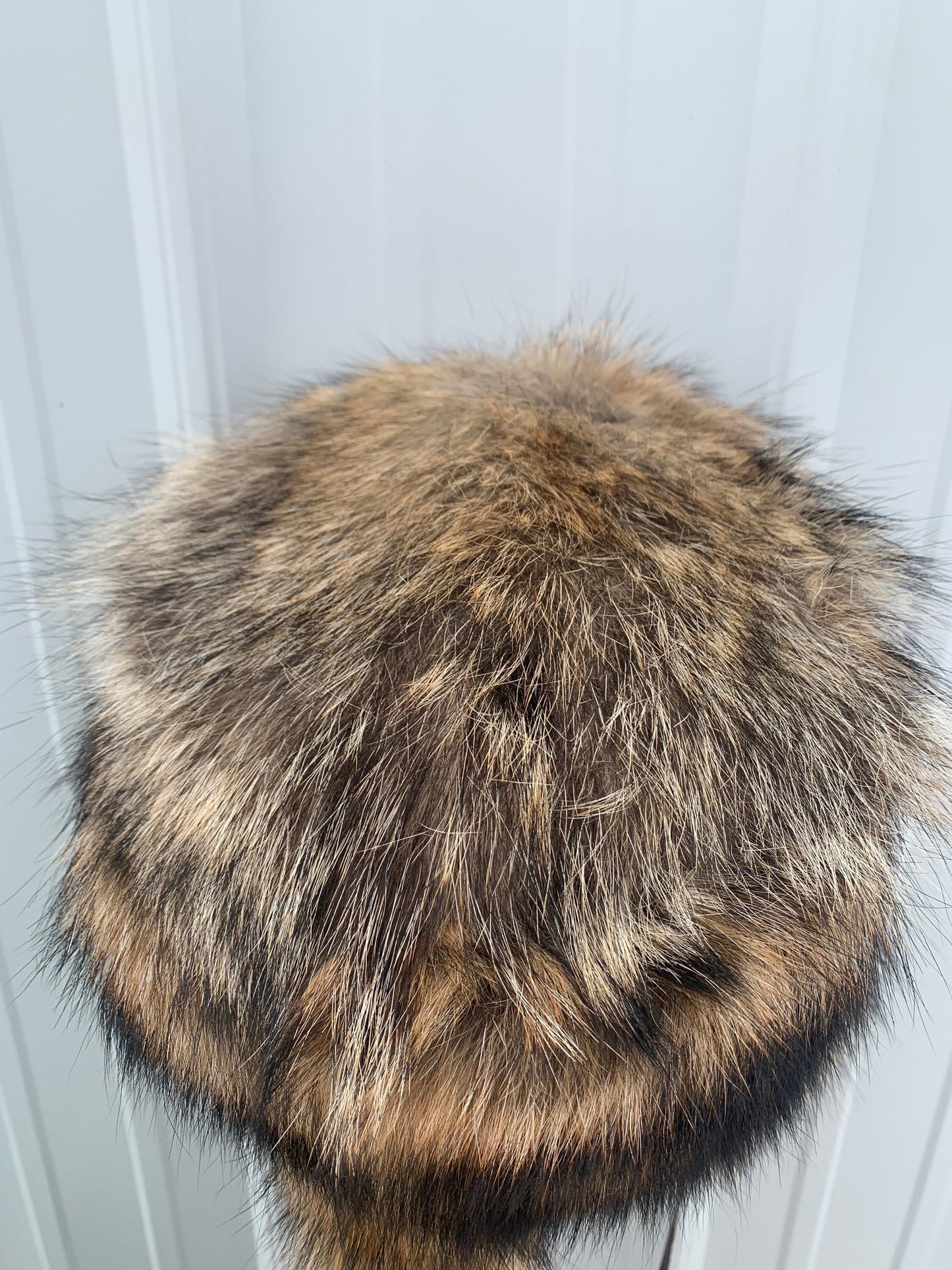 Coyote trapper hat, trapper hat, coyote hat, lined fur hat, fur hat