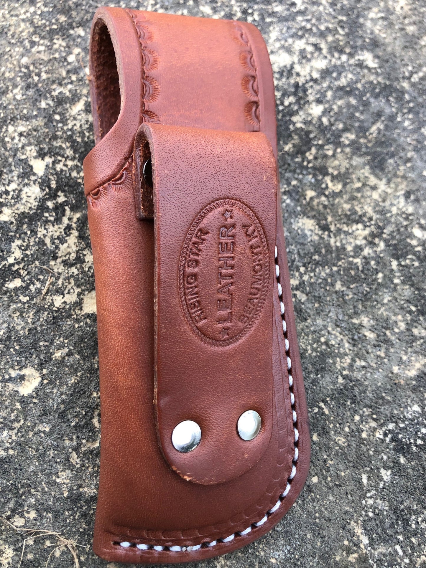 Leather Sheath handcrafted for Leatherman© Supertool, custom leather case, EDC, OWB, SOG