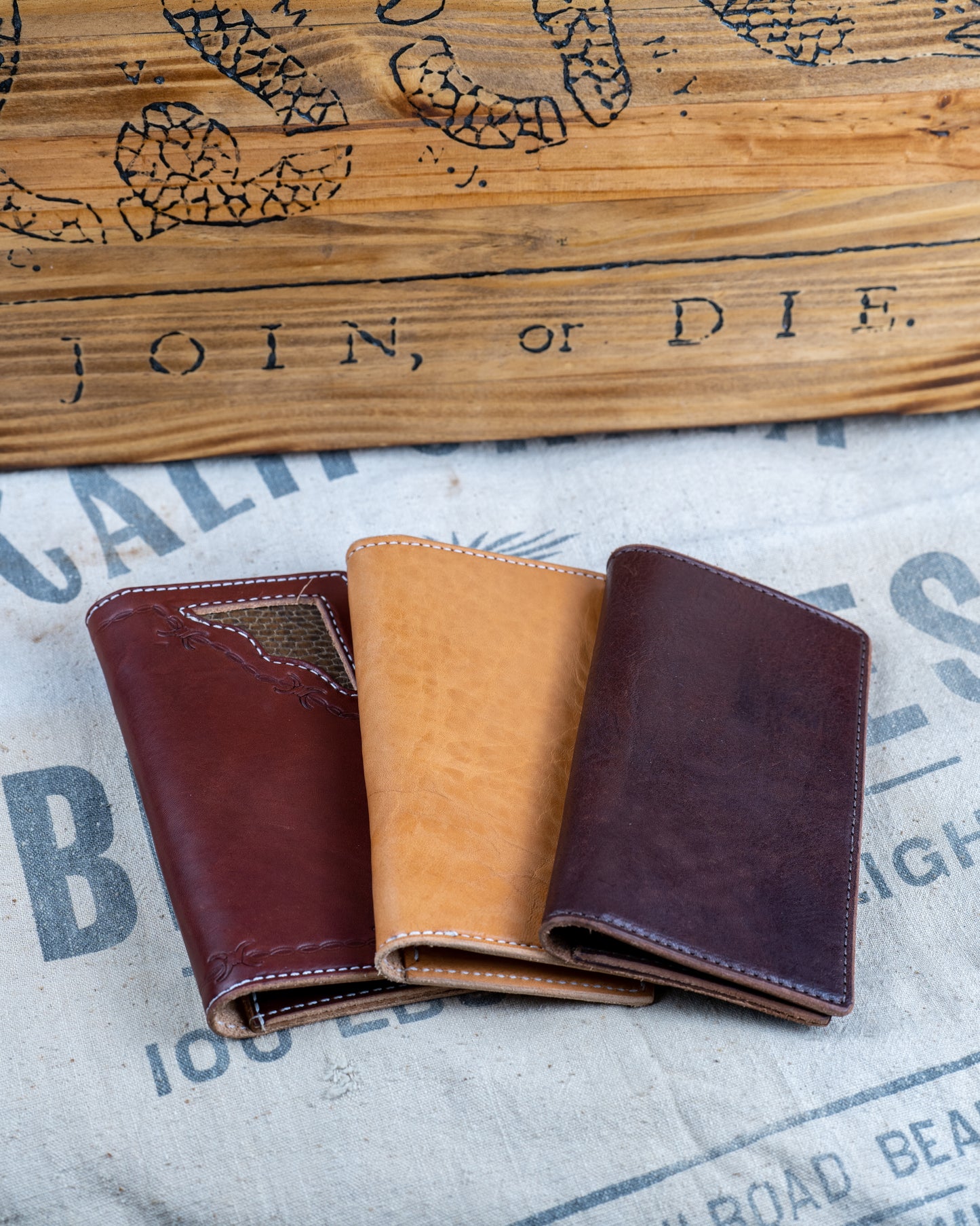 Handmade Leather Wallets  Bifold and Trifold Wallets