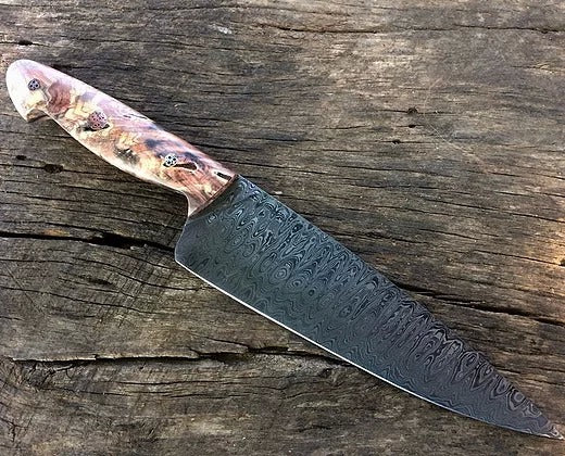 Large Damascus Chef Knife