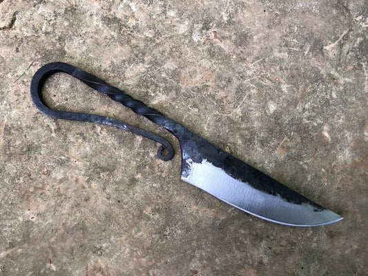 Forged iron Neck Knife