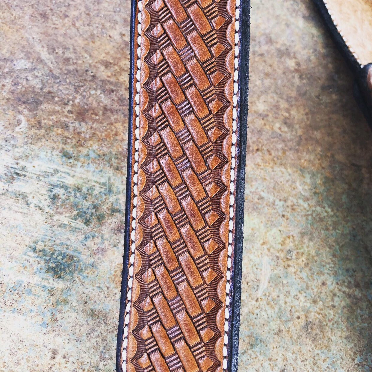 Сognac leather sword belt, Handmade leather Suspenders, leather  accessories, men