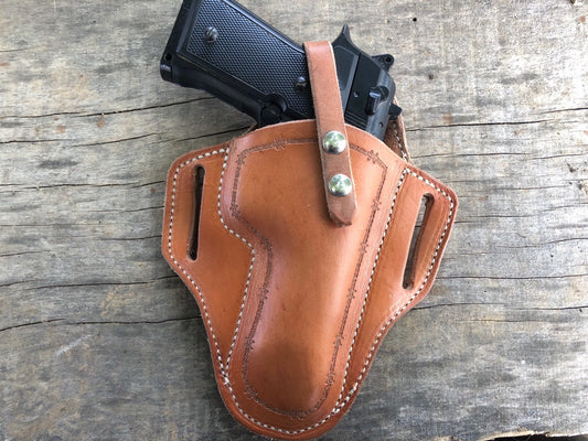 Handmade western .22/.357/.44/.45 Revolver Holster for standard frame –  Rising Star Forge and Leather Works
