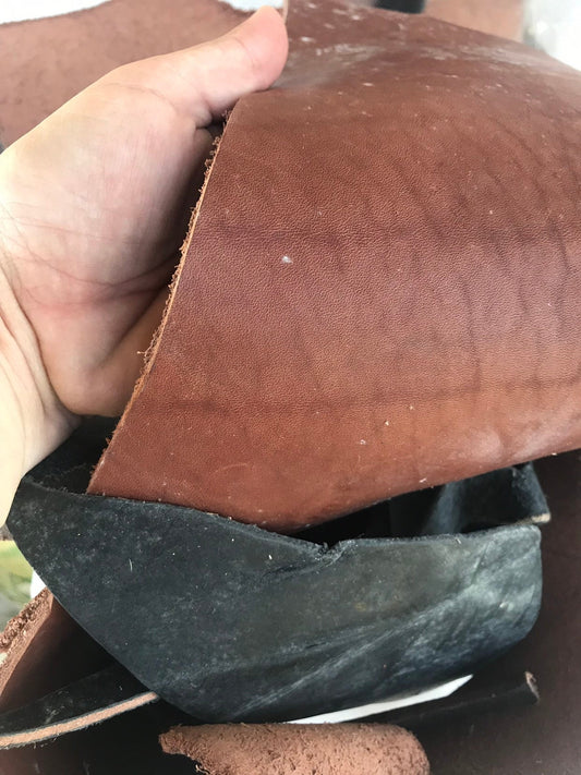 10/12 lbs of Top grade veggie tan Craft Leather Scraps, detash, for earrings, crafts, jewerly making, sheaths, keychains,