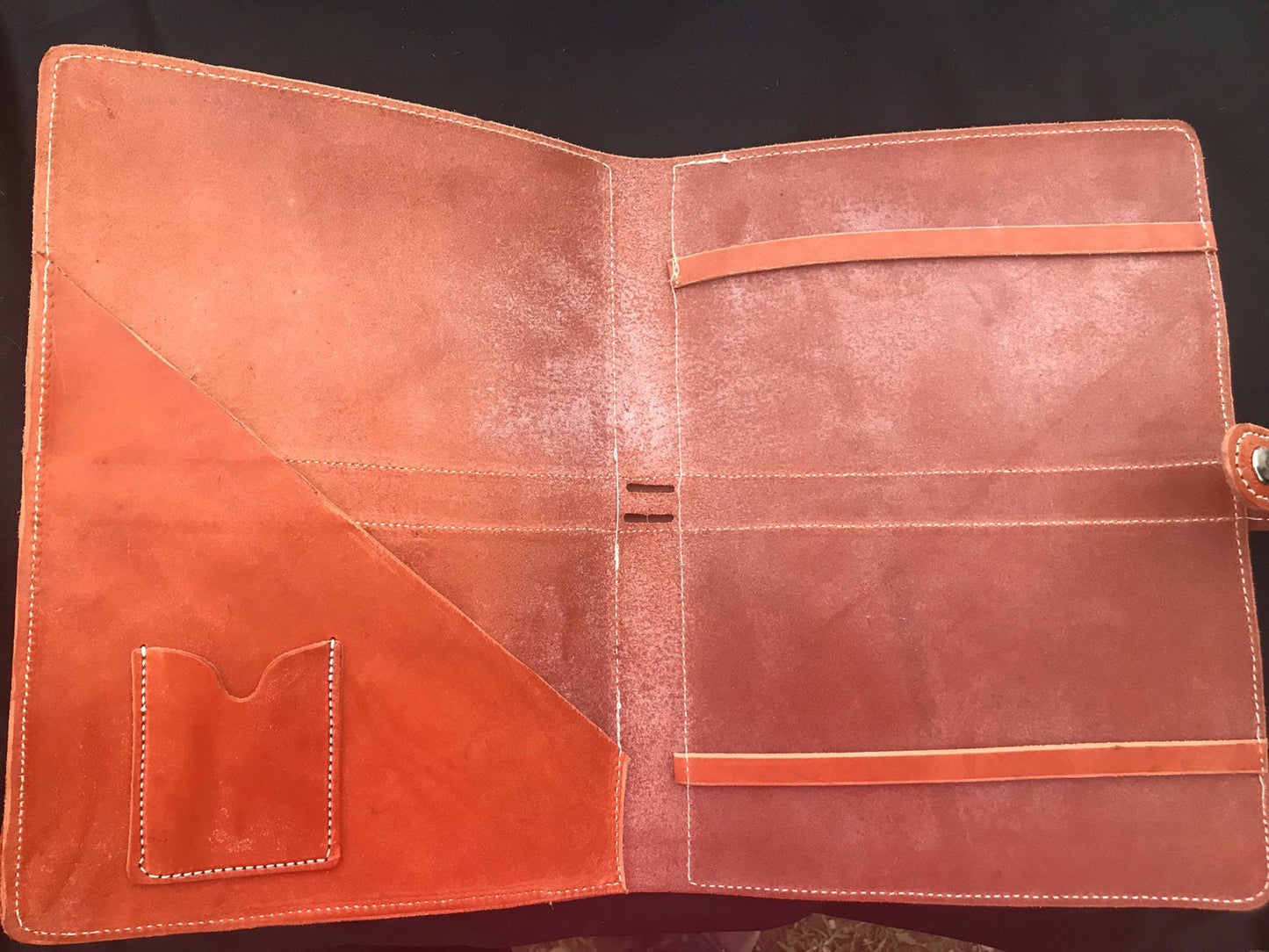 Handmade Leather ipad or tablet Journal Cover with Legal Pad, Portfolio, Leather Notepad, Legal Pad cover,