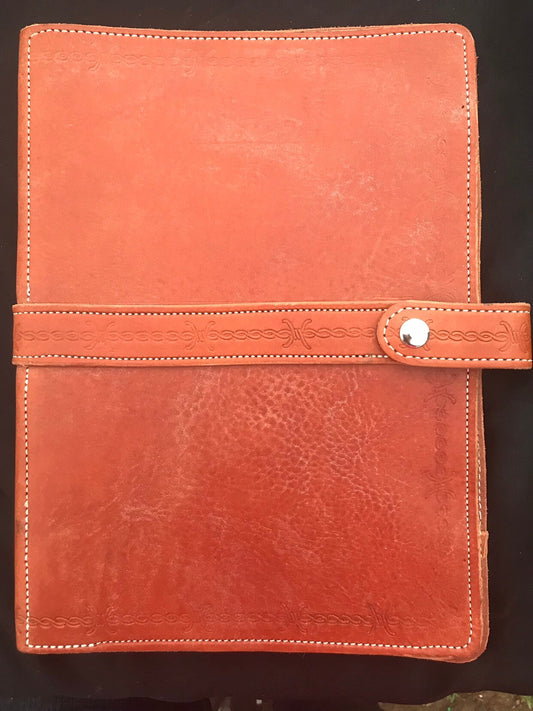 Handmade Leather ipad or tablet Journal Cover with Legal Pad, Portfolio, Leather Notepad, Legal Pad cover,