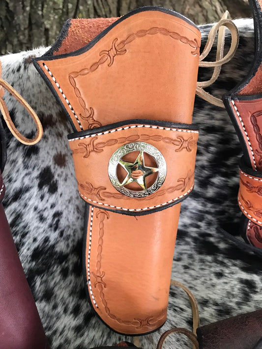 Handmade western .22/.357/.44/.45 Revolver Holster for standard frame