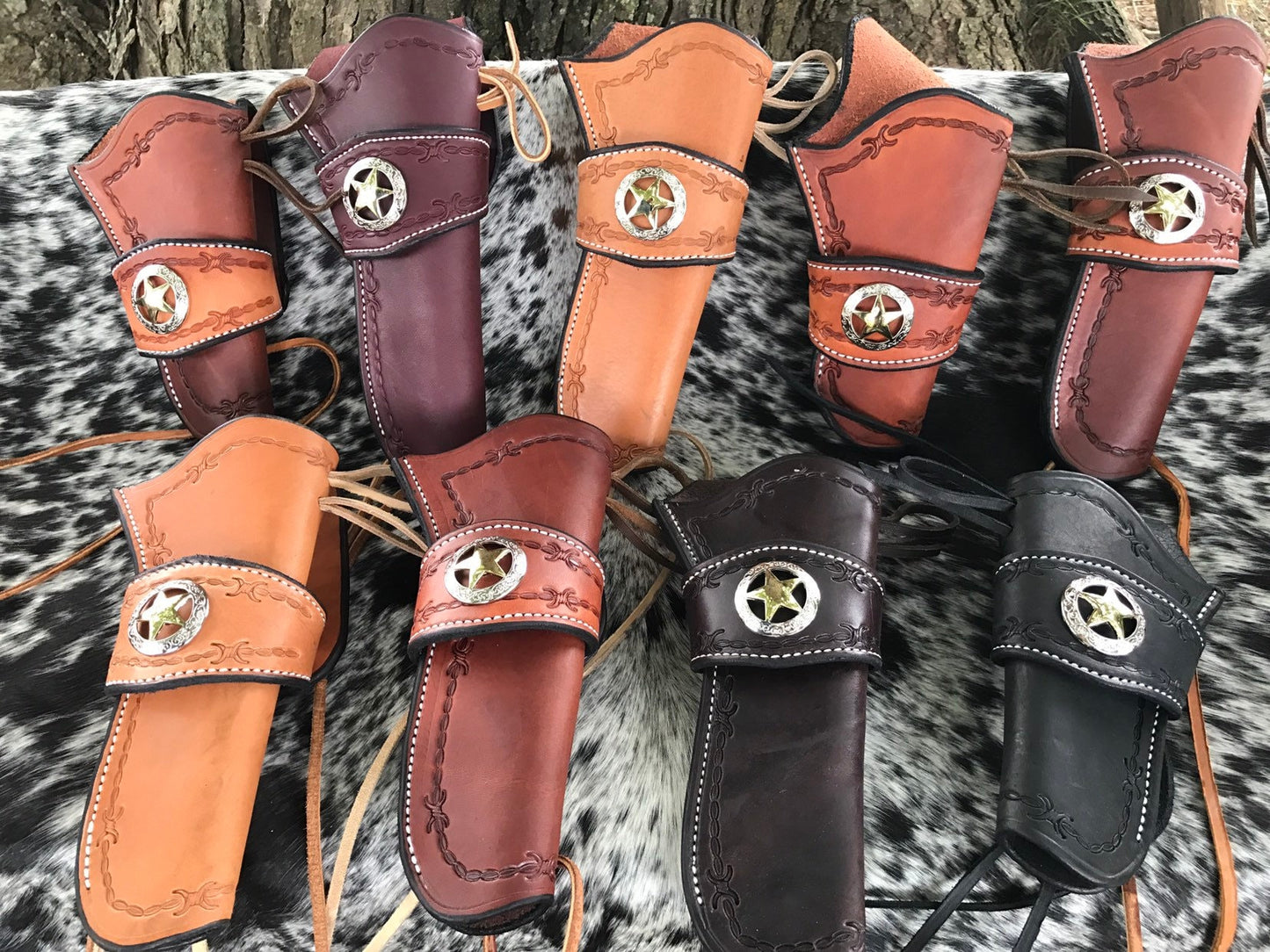 warreplica Western-Pistolenholster aus Leder, passend für Colt Uberti Pietta Traditions Black warreplica Western-Pistolenholster aus Leder, passend für Colt Uberti Pietta Traditions Black