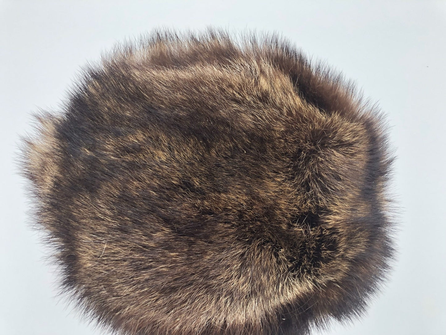 Davy Crockett Raccoon Hat, Fur Hat, Authentic Fur, Leather Lined,