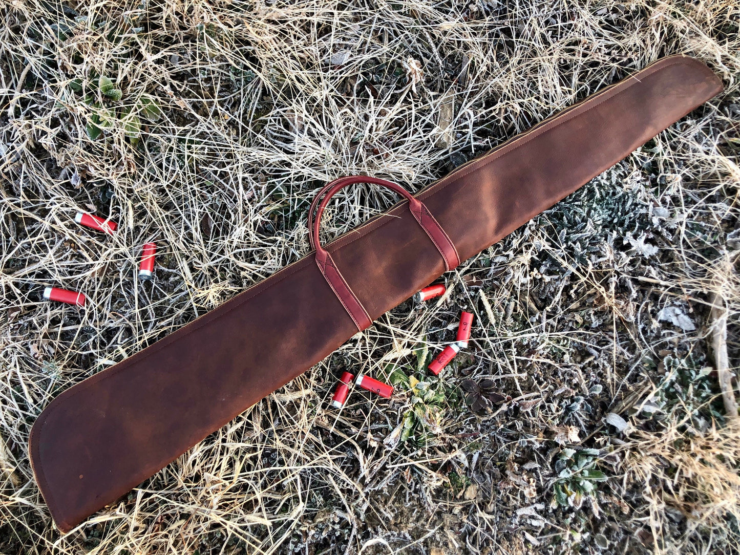 Shotgun  Case, Shotgun Carrying case, Leather Shotgun Case,