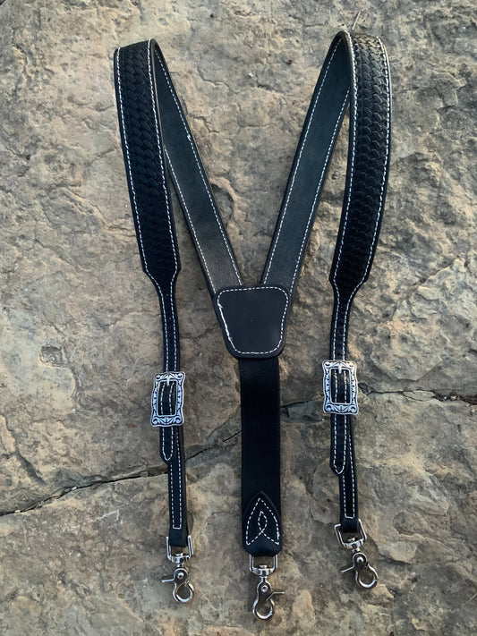 Handmade Suspenders, Sword belt, Leather Suspenders, Men Suspenders, Personalized Suspender, Wedding Groom Suspenders, basketweave