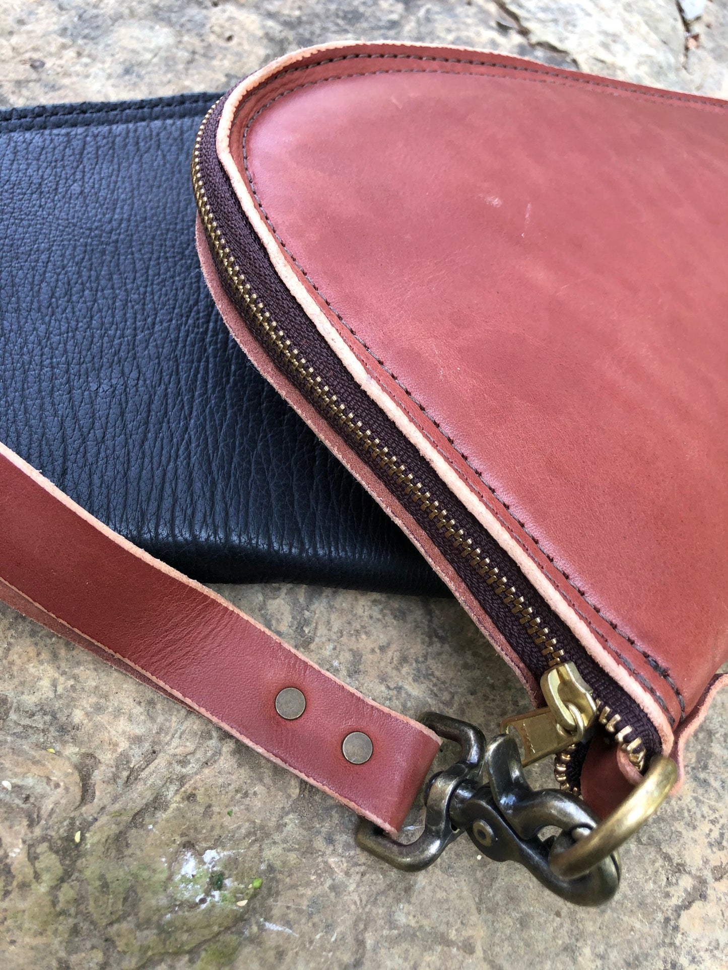 Leather Pistol Carrying Case, Pistol Case, Lined Pistol Case,